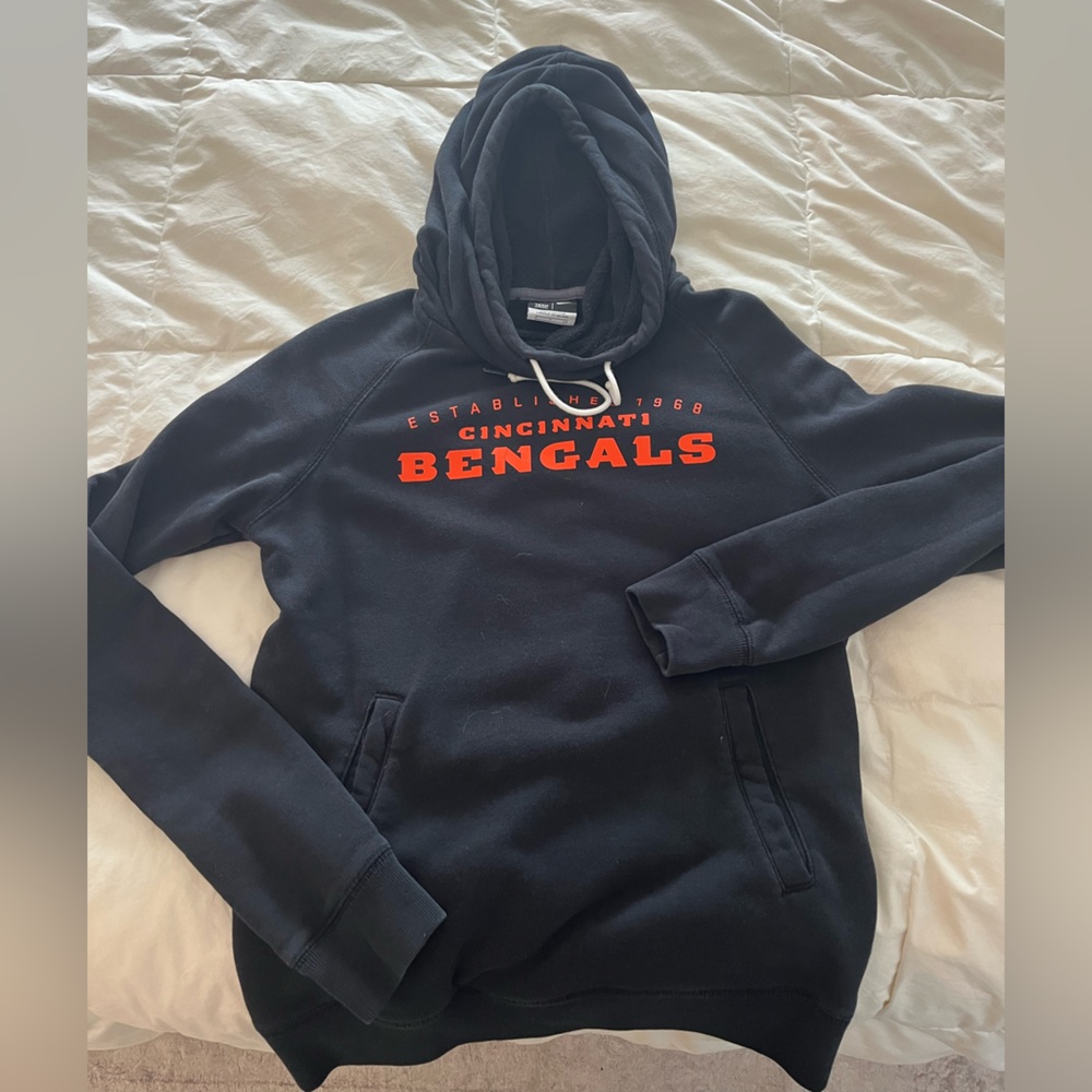 NFL Team Apparel Nike Black Hoodie Bengals Cincinnati